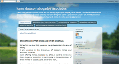 Desktop Screenshot of lopezdawsonabogados.blogspot.com