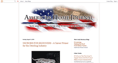 Desktop Screenshot of americanhomejournal.blogspot.com