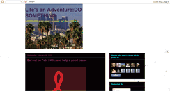 Desktop Screenshot of lifesanadventuredosomething.blogspot.com