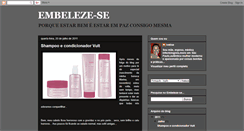 Desktop Screenshot of embelezese.blogspot.com