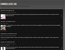 Tablet Screenshot of embelezese.blogspot.com