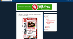 Desktop Screenshot of giovanidemocraticipisa.blogspot.com