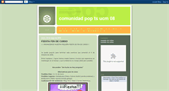 Desktop Screenshot of popmastertsucm.blogspot.com