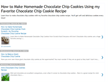 Tablet Screenshot of howtomakehomemadechocolatechipcookies.blogspot.com