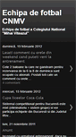 Mobile Screenshot of cnmv-fotbal.blogspot.com
