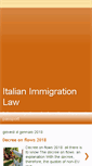 Mobile Screenshot of italian-immigration-law.blogspot.com