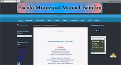 Desktop Screenshot of escolamanoelbomfim.blogspot.com