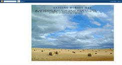 Desktop Screenshot of gettinghorseyhay.blogspot.com