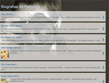 Tablet Screenshot of biografias-de-famosos-2010-2011.blogspot.com