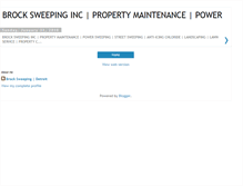 Tablet Screenshot of brocksweeping.blogspot.com