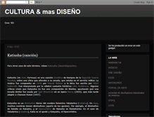 Tablet Screenshot of culturaymasdiseno.blogspot.com