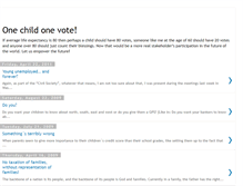 Tablet Screenshot of onechildonevote.blogspot.com