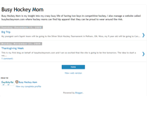 Tablet Screenshot of busyhockeymomco.blogspot.com