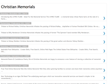 Tablet Screenshot of christian-memorials.blogspot.com