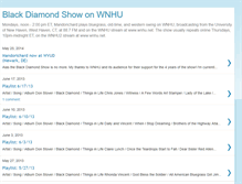 Tablet Screenshot of blackdiamondshow.blogspot.com