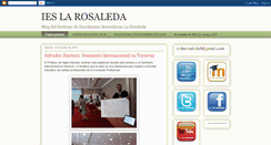 Desktop Screenshot of ieslarosaleda.blogspot.com