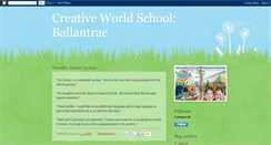 Desktop Screenshot of creativeworldschoolballantrae.blogspot.com