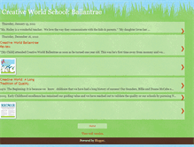 Tablet Screenshot of creativeworldschoolballantrae.blogspot.com