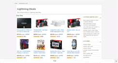 Desktop Screenshot of lightningdeals.blogspot.com