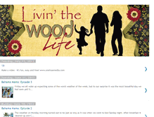 Tablet Screenshot of livinthewoodlife.blogspot.com