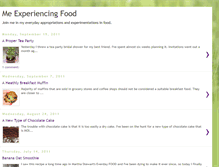 Tablet Screenshot of meexperiencingfood.blogspot.com