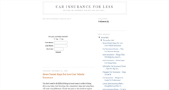 Desktop Screenshot of carinsurance4less.blogspot.com