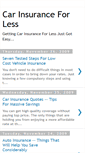 Mobile Screenshot of carinsurance4less.blogspot.com