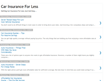 Tablet Screenshot of carinsurance4less.blogspot.com