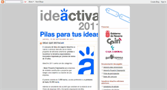 Desktop Screenshot of concursoideactiva.blogspot.com