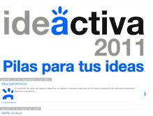 Tablet Screenshot of concursoideactiva.blogspot.com