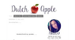 Desktop Screenshot of dutchapple.blogspot.com