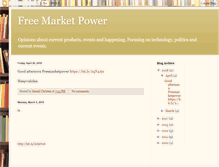 Tablet Screenshot of freemarketpower.blogspot.com