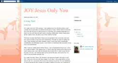 Desktop Screenshot of joy-jesus-only-you.blogspot.com