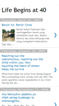 Mobile Screenshot of lifebeginat40.blogspot.com