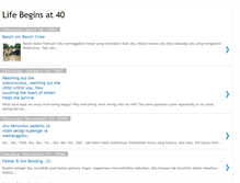 Tablet Screenshot of lifebeginat40.blogspot.com