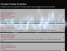 Tablet Screenshot of contactcenterevolution.blogspot.com