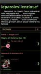 Mobile Screenshot of leparolesilenziose.blogspot.com
