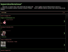 Tablet Screenshot of leparolesilenziose.blogspot.com