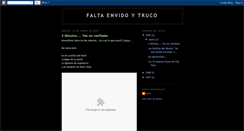 Desktop Screenshot of faltaenvidoytruco.blogspot.com