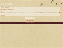 Tablet Screenshot of lawschoolfail.blogspot.com