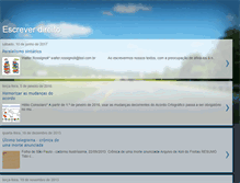 Tablet Screenshot of escreverdireitooab.blogspot.com