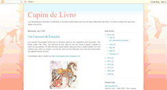 Desktop Screenshot of cupimdelivro.blogspot.com