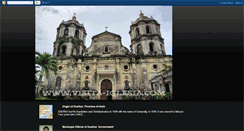 Desktop Screenshot of duenas-iloilo-tourismspot.blogspot.com