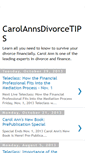 Mobile Screenshot of carolannsdivorcetips.blogspot.com
