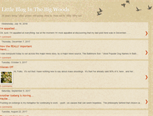 Tablet Screenshot of littlebloginthebigwoods.blogspot.com