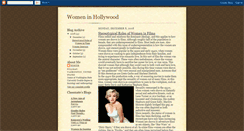 Desktop Screenshot of ksmith-hollywoodwomen.blogspot.com