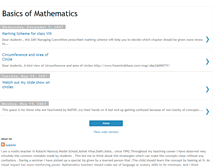 Tablet Screenshot of basicsofmathematics.blogspot.com