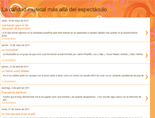 Tablet Screenshot of musicaoespectaculo.blogspot.com