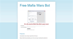 Desktop Screenshot of freemafiawarsbot.blogspot.com