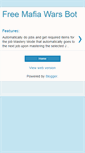 Mobile Screenshot of freemafiawarsbot.blogspot.com